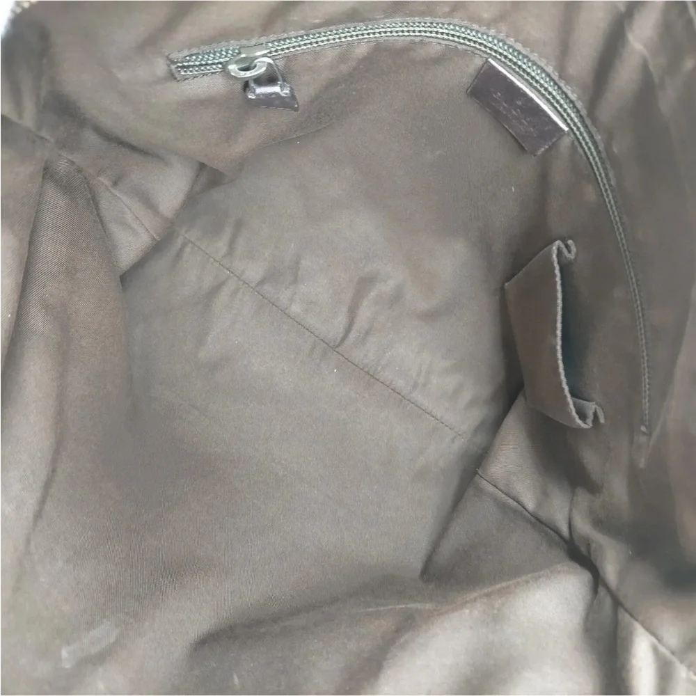 Gucci GG Brown Leather Crossbody Bag